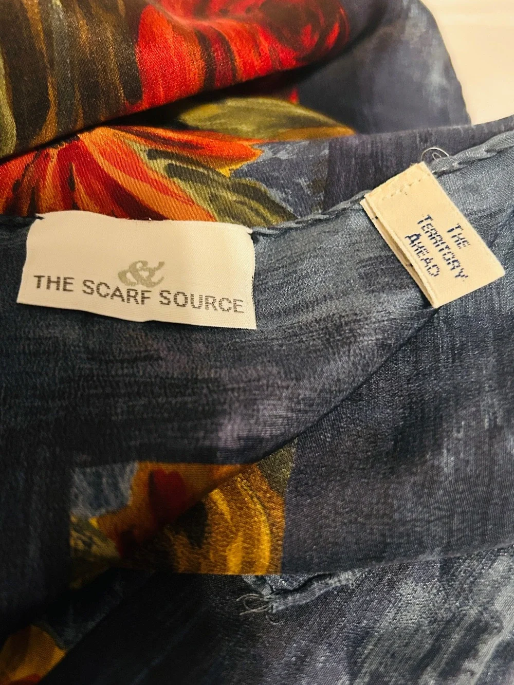 Vintage Silk Scarf Made in Italy